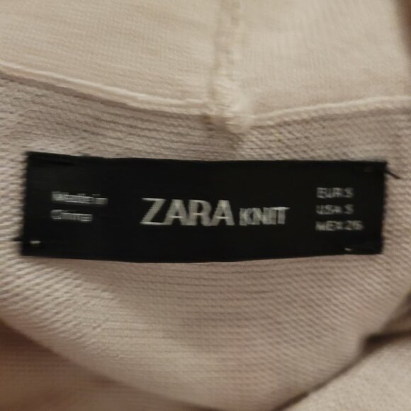 ZARA Long Sleeve Light Mock Neck Sweater EUC - Picture 4 of 5